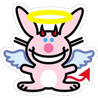 Thumbnail for It's Happy Bunny Angel Devil 5.3