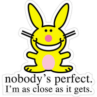 Thumbnail for It's Happy Bunny Nobody's Perfect 5.5