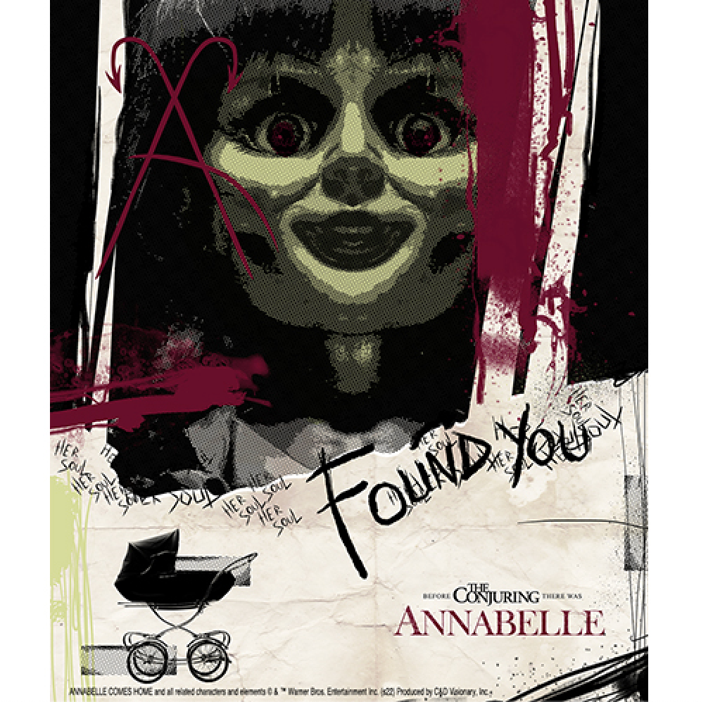Annabelle Found You 4.25"x5" Sticker - 6 pc prepack