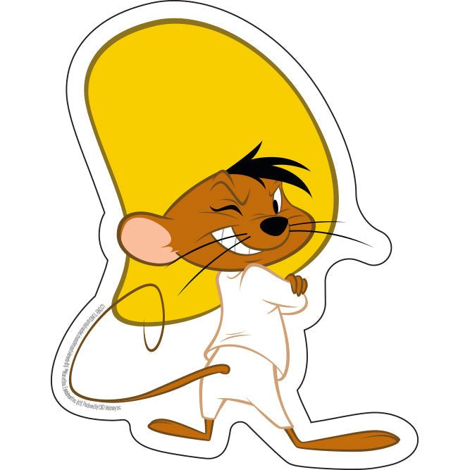 Looney Tunes Speedy Gonzalez 3.9â€x5â€ Sticker - 6 pc prepack