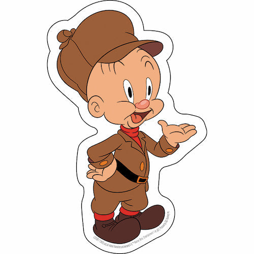 Looney Tunes Elmer Fudd 3.2â€x5â€ Sticker - 6 pc prepack