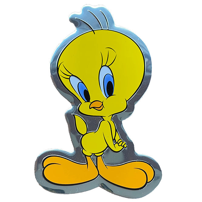 Looney Tunes Tweety Bird 2.25"x3.6" Metal Sticker - 6 pc prepack