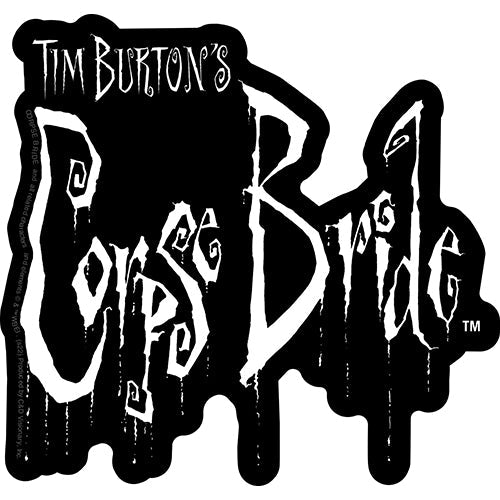 Corpse Bride Logo 5"x4.75" Sticker - 6 pc prepack
