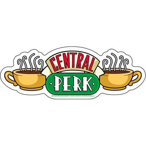Friends Central Perk 6.5"x2.3" Sticker - 6 pc prepack