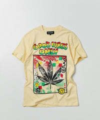 Thumbnail for Good Vibes Only T-Shirt - Khaki