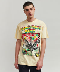 Thumbnail for Good Vibes Only T-Shirt - Khaki