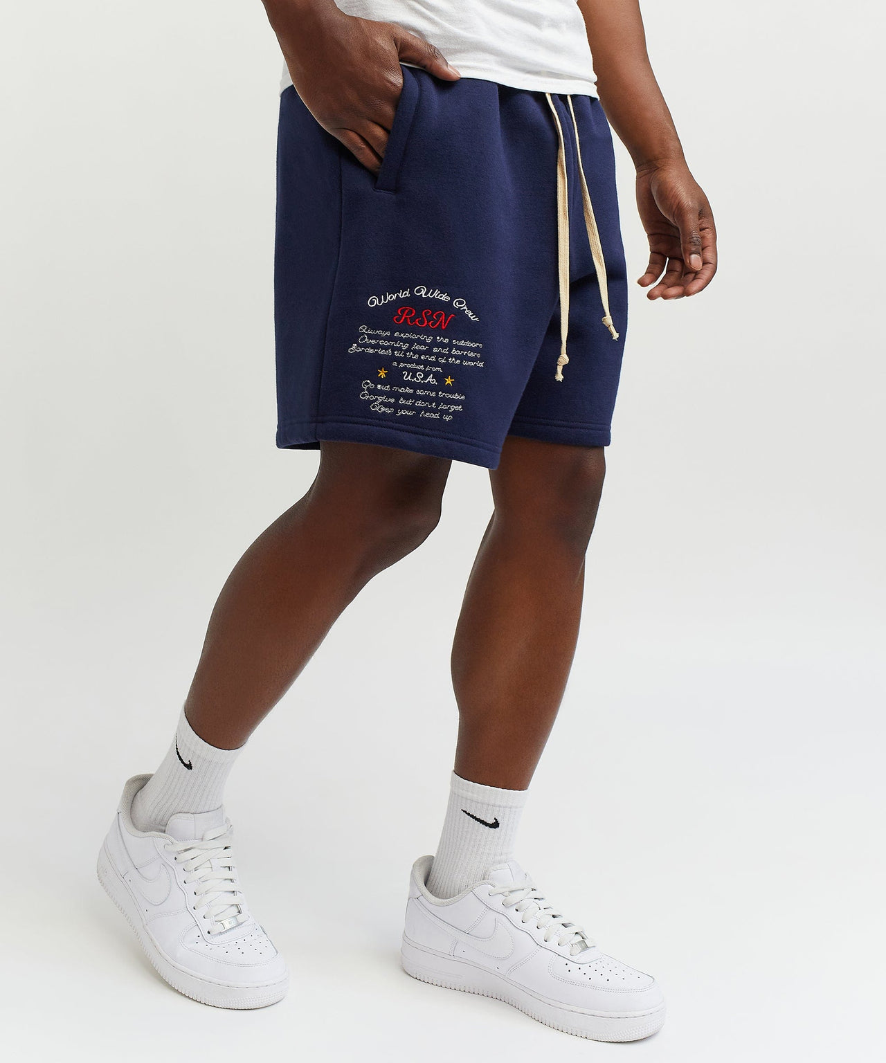Wild & Free Embroidered Shorts