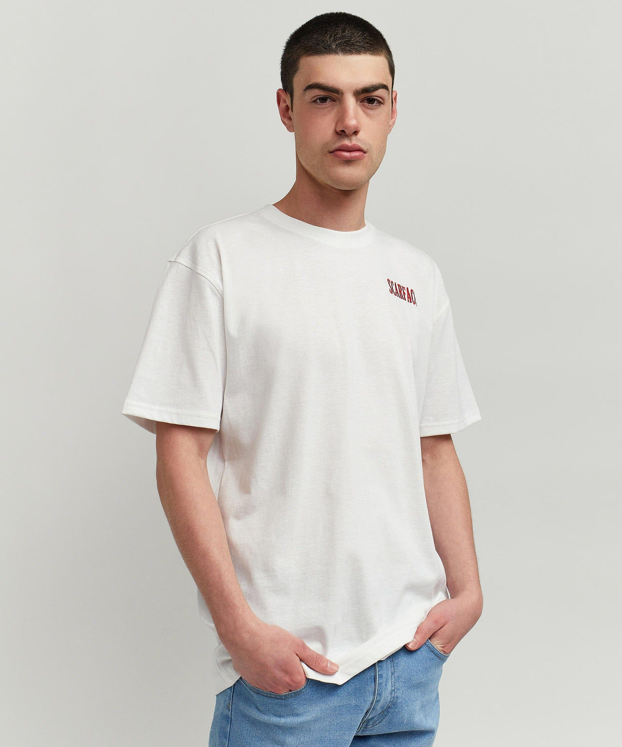 Scarface Chest Print T-Shirt