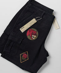 Thumbnail for Havoc Patches Cargo Short - Black