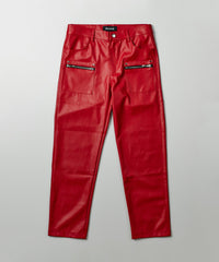 Thumbnail for Tommy Leather Flare Denim