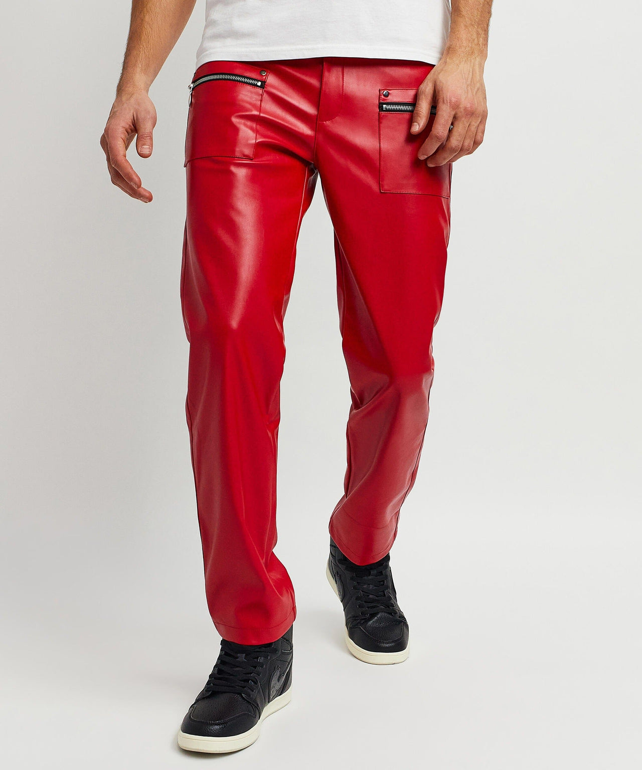Tommy Leather Flare Denim