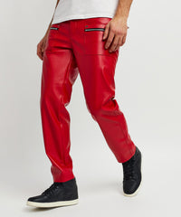 Thumbnail for Tommy Leather Flare Denim