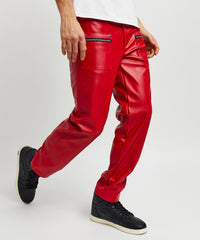 Thumbnail for Tommy Leather Flare Denim