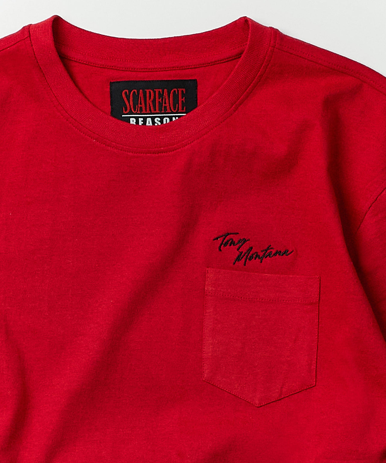 Scarface Pocket T-Shirt - Red
