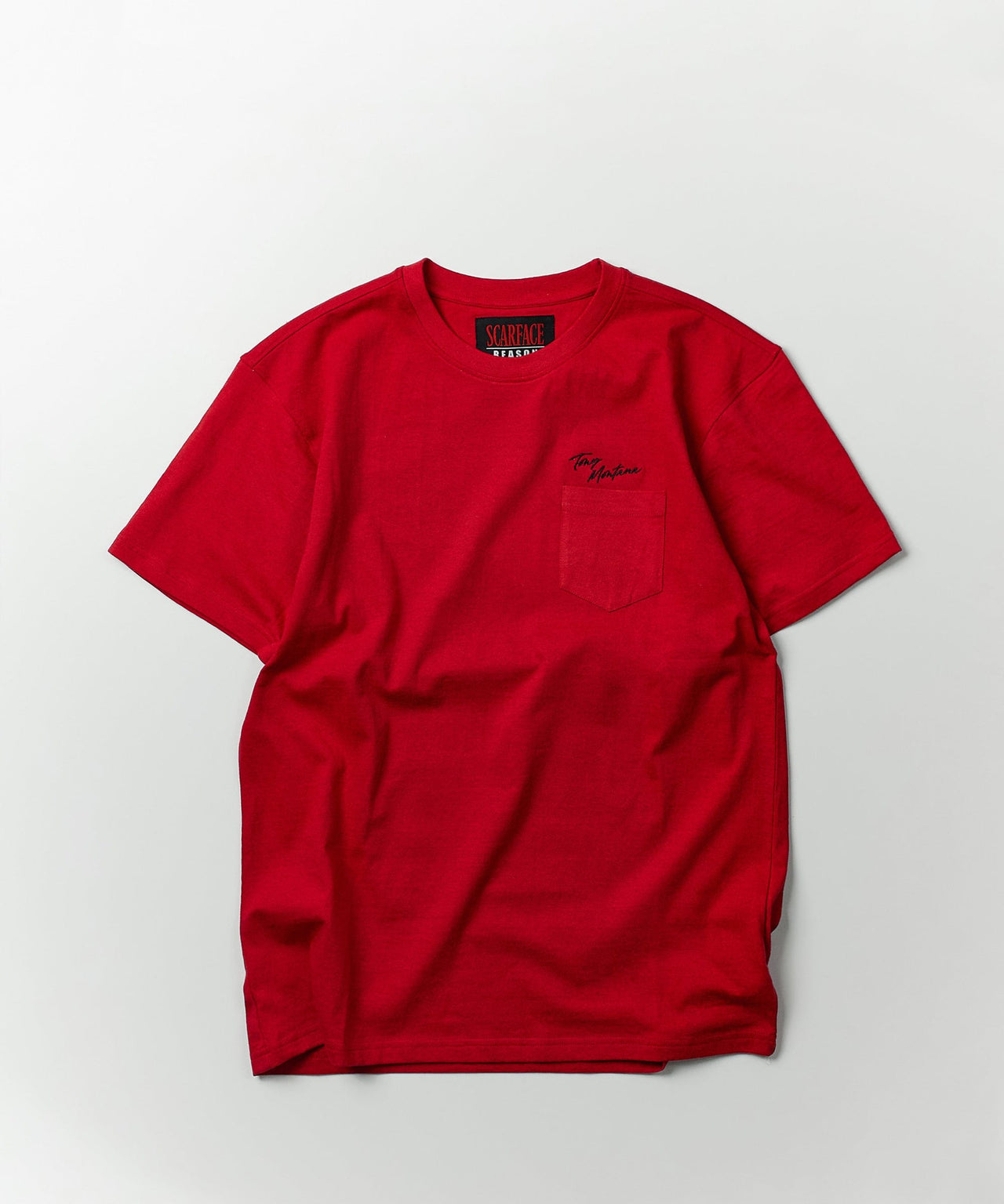 Scarface Pocket T-Shirt - Red