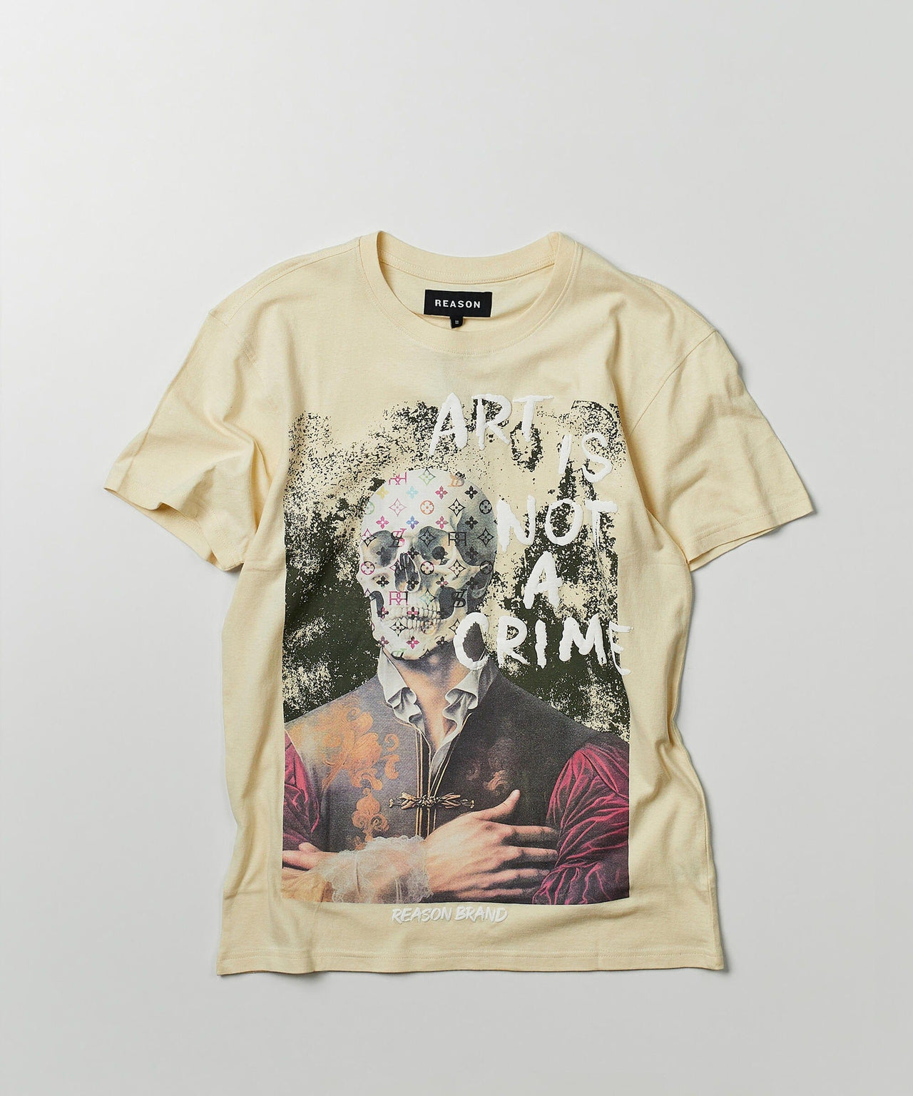 Art Is Not A Crime T-Shirt - Khaki