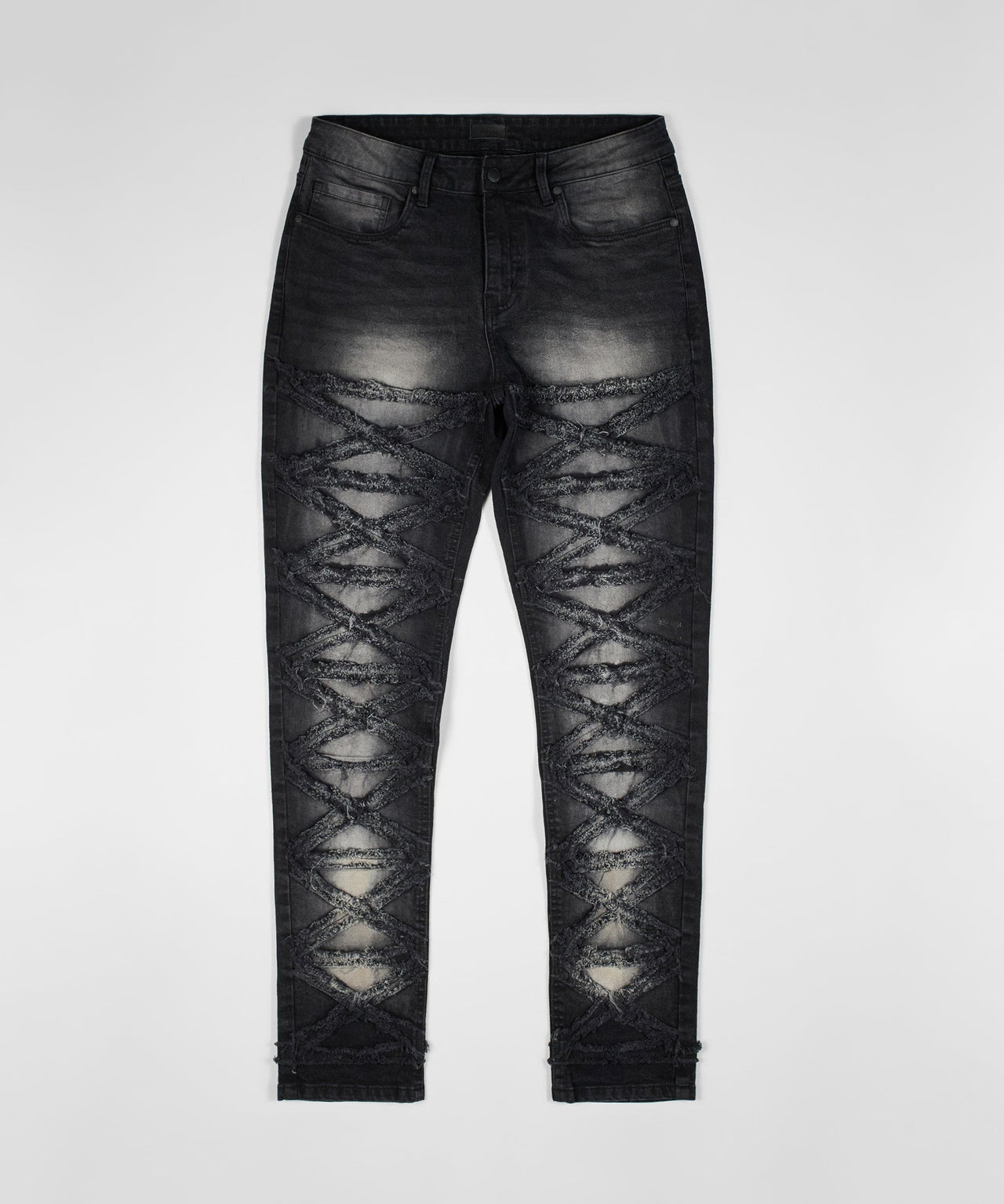 Skinny Fit Denim Pant - Black