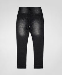 Thumbnail for Skinny Fit Denim Pant - Black