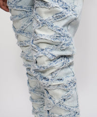 Thumbnail for Skinny Fit Denim Pant - Light Blue 2