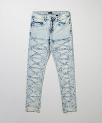Thumbnail for Skinny Fit Denim Pant - Light Blue 2