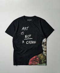 Thumbnail for Art Is Not A Crime Box T-Shirt - Black