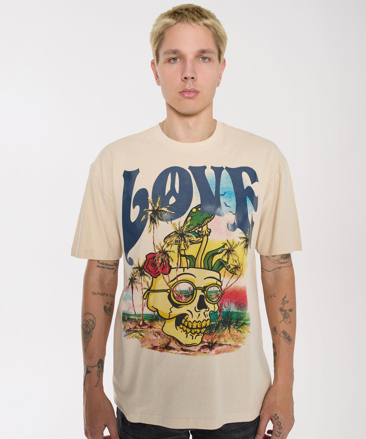 Love Hate T-Shirt - Sand