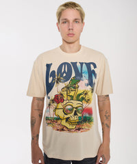 Thumbnail for Love Hate T-Shirt - Sand