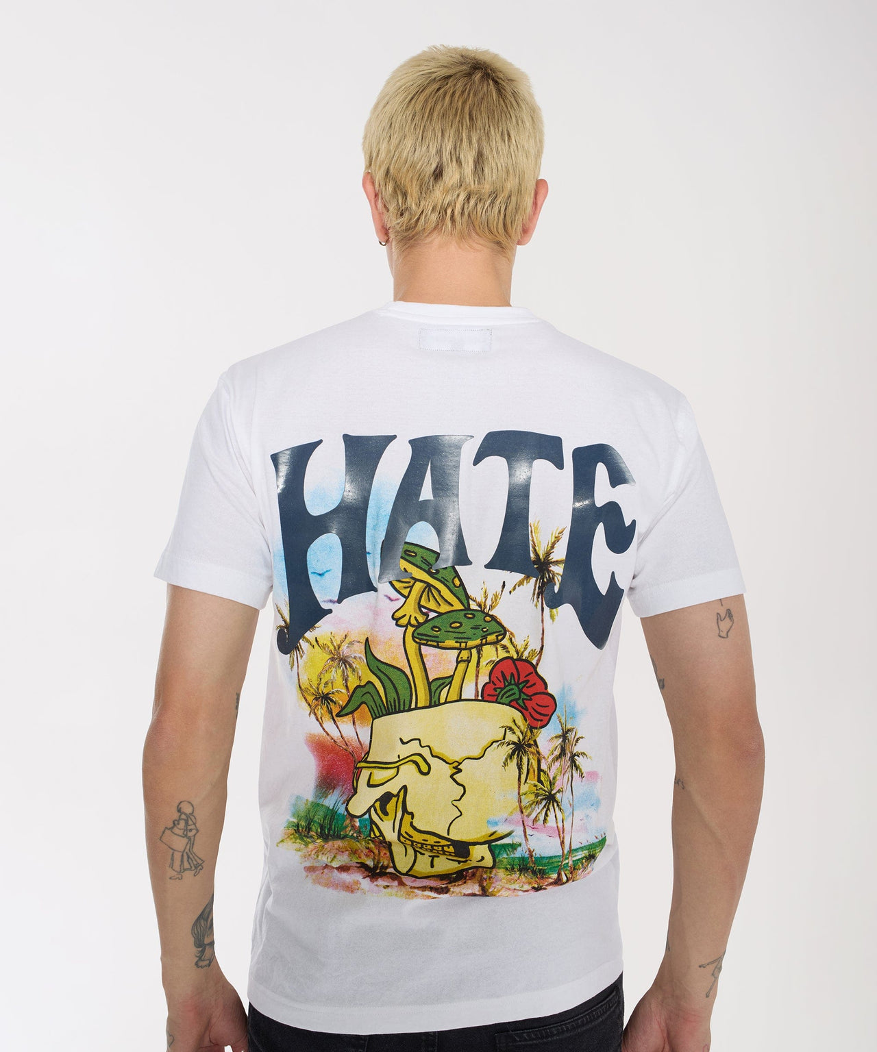 Love Hate T-Shirt - White