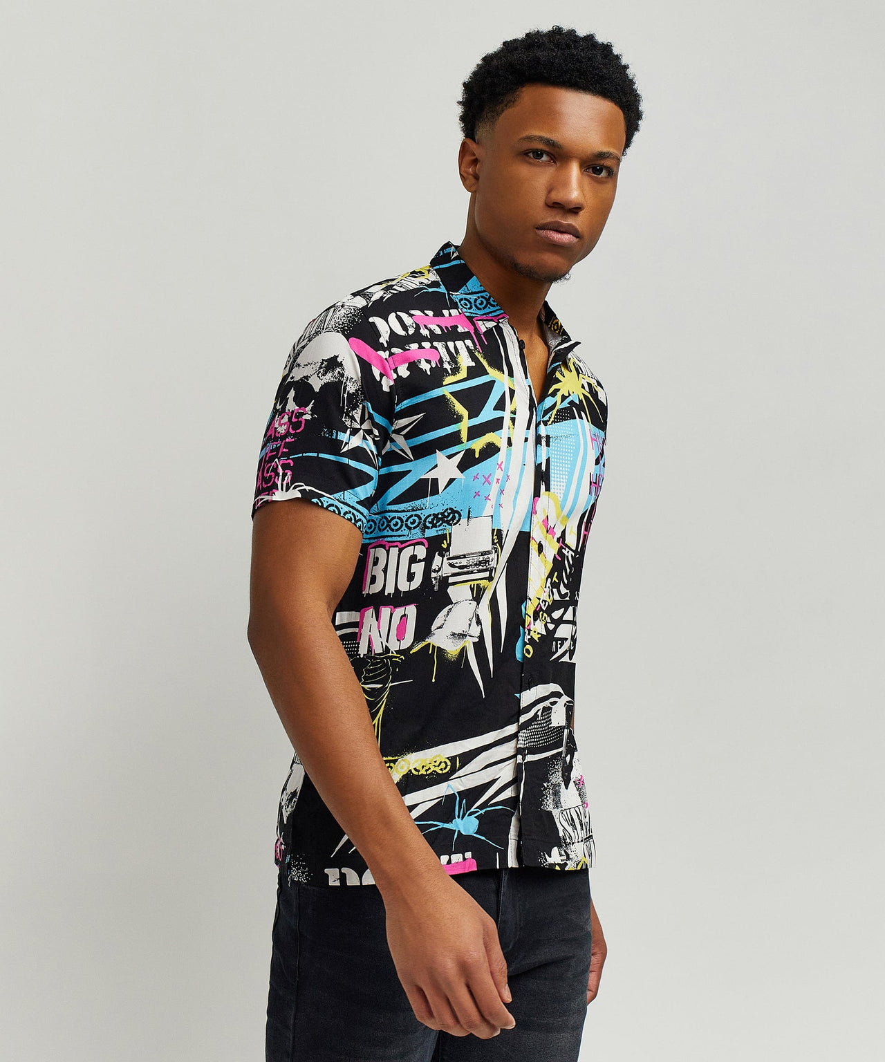 Don't Quit Button Down Short Sleeve Shirt
