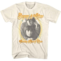 Thumbnail for SONNY AND CHER-SONNY AND CHER GROOVY KIND OF LOVE-NATURAL ADULT S/S TSHIRT
