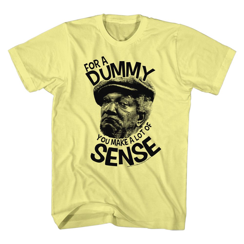 REDD FOXX-YOU SMART-YELLOW HEATHER ADULT S/S TSHIRT