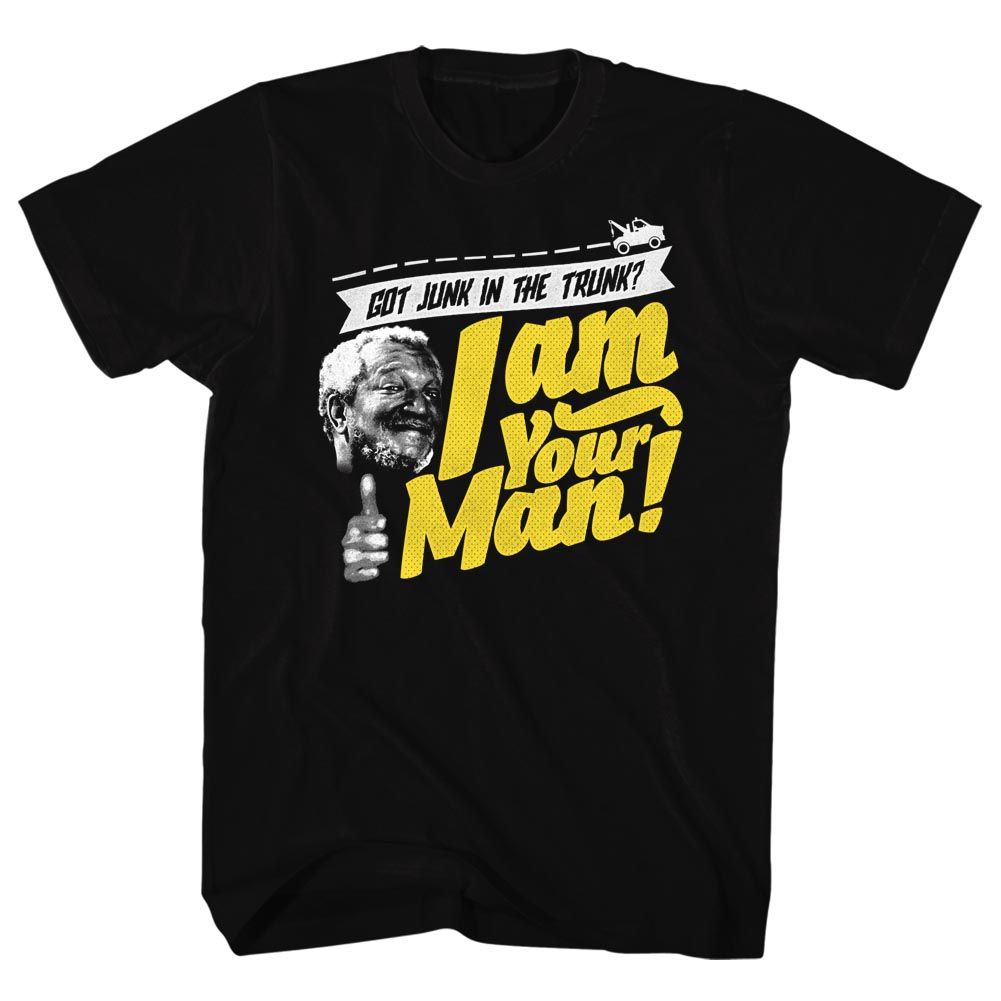REDD FOXX-JUNK IN THE TRUNK-BLACK ADULT S/S TSHIRT