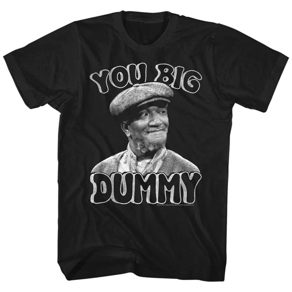 REDD FOXX-BIG DUMMY-BLACK ADULT S/S TSHIRT