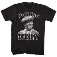 Thumbnail for REDD FOXX-BIG DUMMY-BLACK ADULT S/S TSHIRT