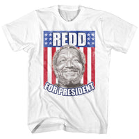 Thumbnail for REDD FOXX-FOXX FOR PRESIDENT-WHITE ADULT S/S TSHIRT