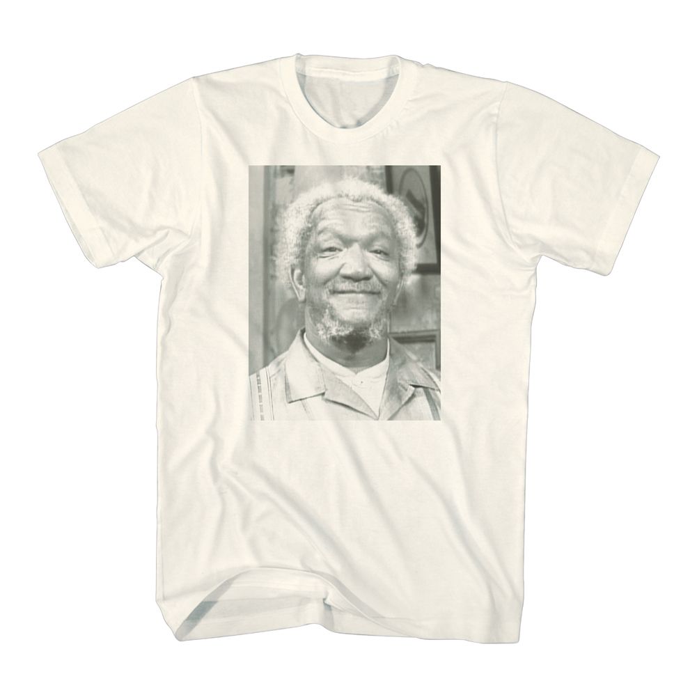 REDD FOXX-SQUARE PICTURE-NATURAL ADULT S/S TSHIRT