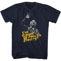 Thumbnail for REDD FOXX-COMN TO YA HONEY-NAVY ADULT S/S TSHIRT