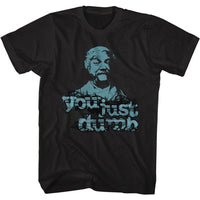 Thumbnail for REDD FOXX-JUST DUMB-BLACK ADULT S/S TSHIRT