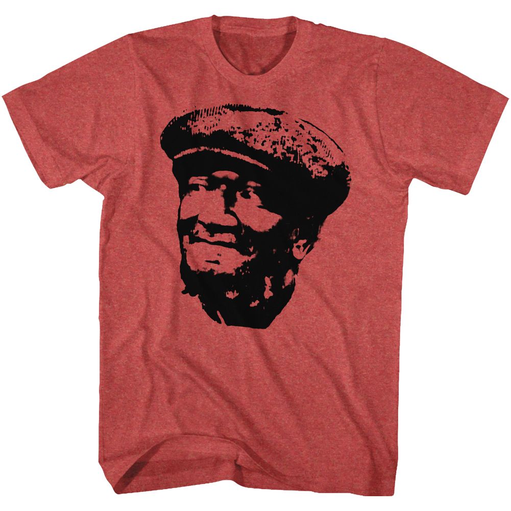 REDD FOXX-REVOLUTION-RED HEATHER ADULT S/S TSHIRT