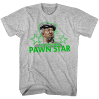 Thumbnail for REDD FOXX-PAWN STAR3-GRAY HEATHER ADULT S/S TSHIRT