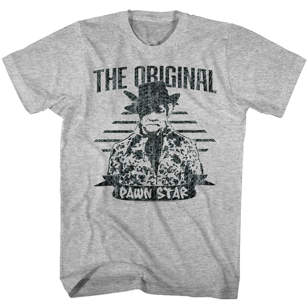 REDD FOXX-ORIGINAL-GRAY HEATHER ADULT S/S TSHIRT