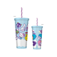 Thumbnail for Sanrio Above The Clouds Group Matte Finish  20oz Tall Plastic Tumbler – 12 pc ppk ($5.50 each)