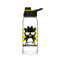 Thumbnail for Sanrio Badtz Maru Pose Stripes  28oz Water Bottle w Screw Lid – 12 pc ppk ($5.50 each)