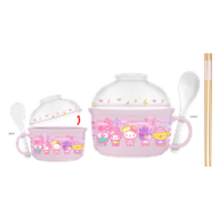 Thumbnail for Hello Kitty and Friends Kawaii Tokyo Boxed  22oz Soup Mug & 13oz Bowl Lid w Spoon & Chopsticks – 12 pc ppk ($10.00 each)