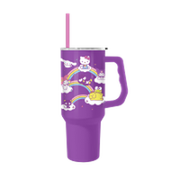 Thumbnail for Hello Kitty and Friends Seize the Moment Rainbows  40oz Stainless Steel Tumbler w Handle – 12 pc ppk ($13.75 each)