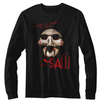Thumbnail for SAW-SAW I WANT TO PLAY-BLACK ADULT L/S TSHIRT