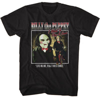 Thumbnail for SAW-SAW TWO IMAGE SQUARE-BLACK ADULT S/S TSHIRT