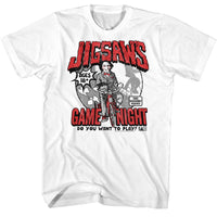Thumbnail for SAW-SAW GAME NIGHT-WHITE ADULT S/S TSHIRT