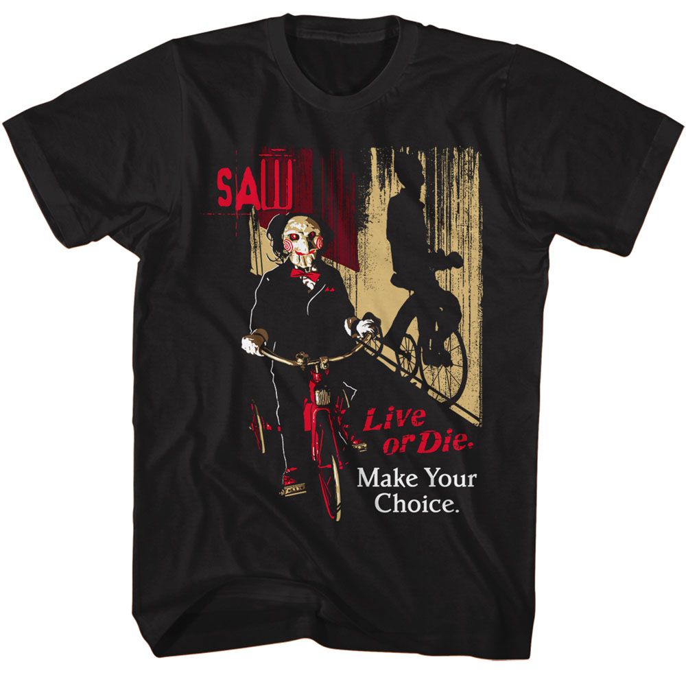 SAW-SAW YOUR CHOICE-BLACK ADULT S/S TSHIRT