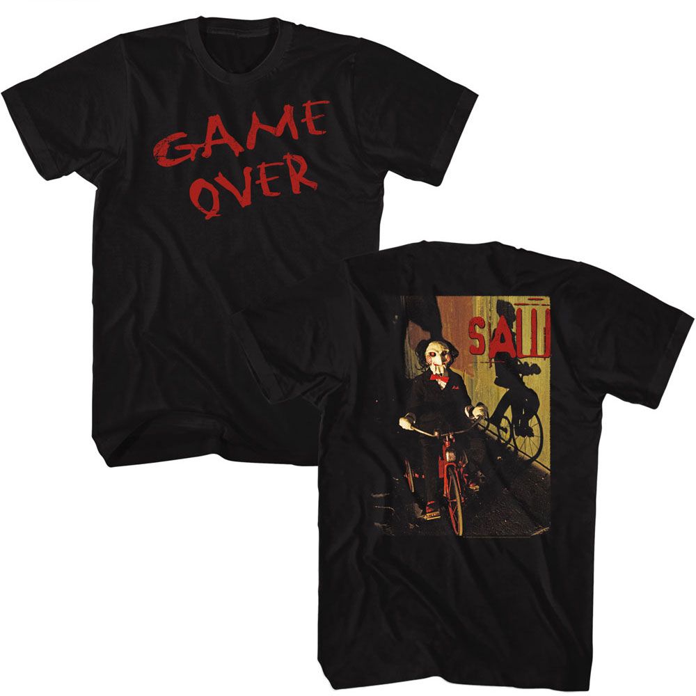 SAW-SAW GAME OVER-BLACK ADULT S/S TSHIRT